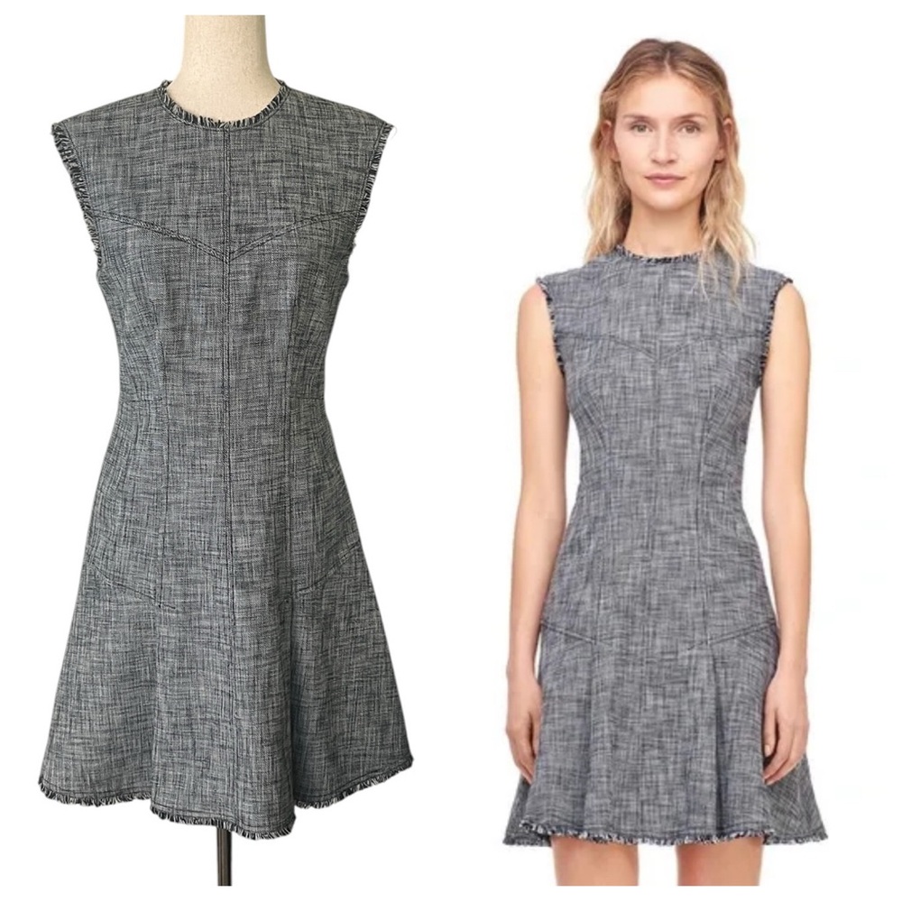Rebecca Taylor Slub Suiting Dress